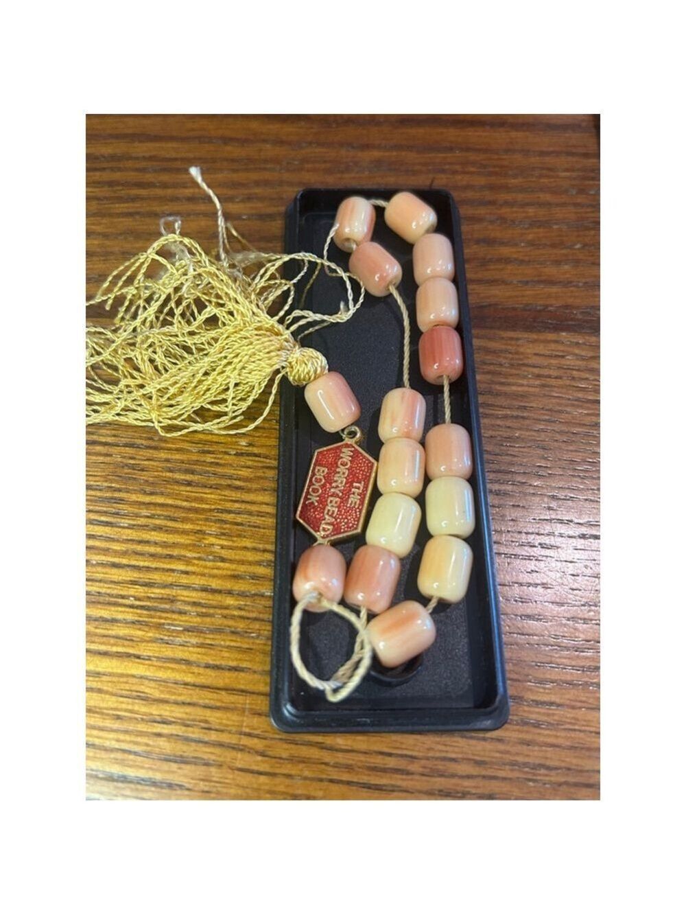 Women's Blaise Tenidis cream colored Worry Beads Bracelet One Size